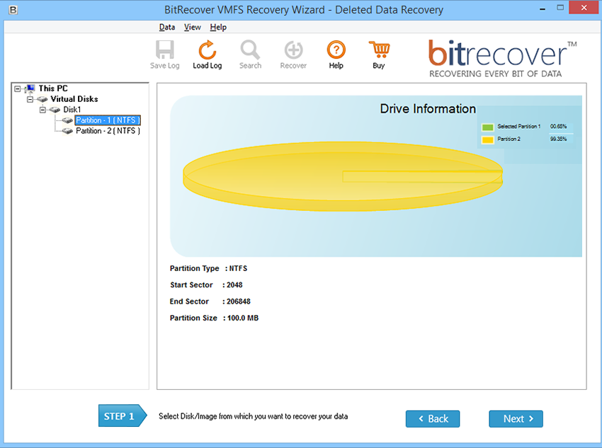 Windows 8 VMware VMFS Data Recovery full