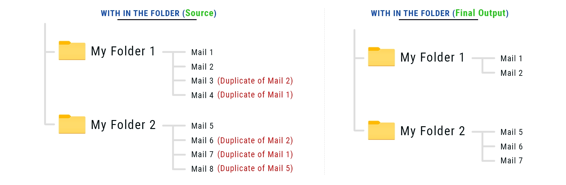 Search & remove Duplicates within the Folder