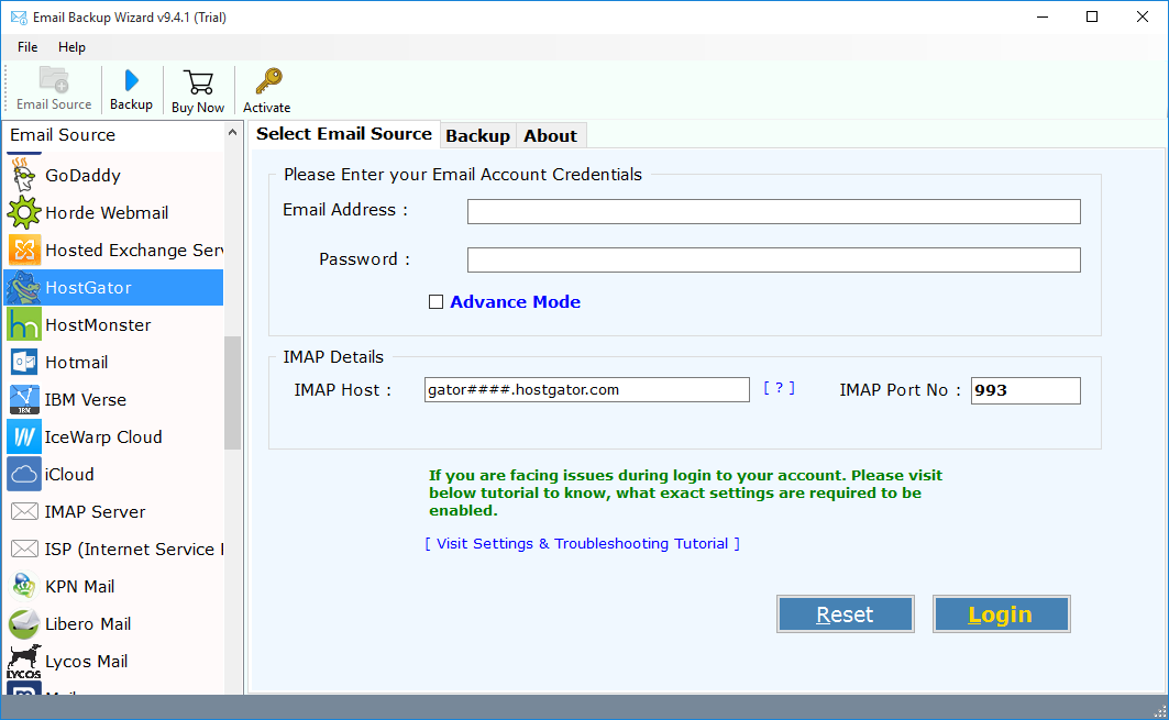 Select HostGator