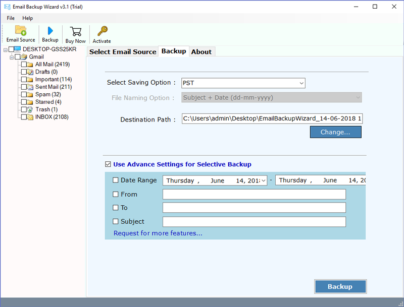 advance filter options