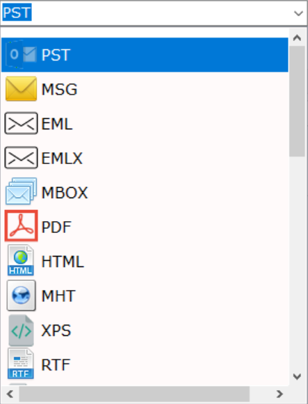Multiple saving options