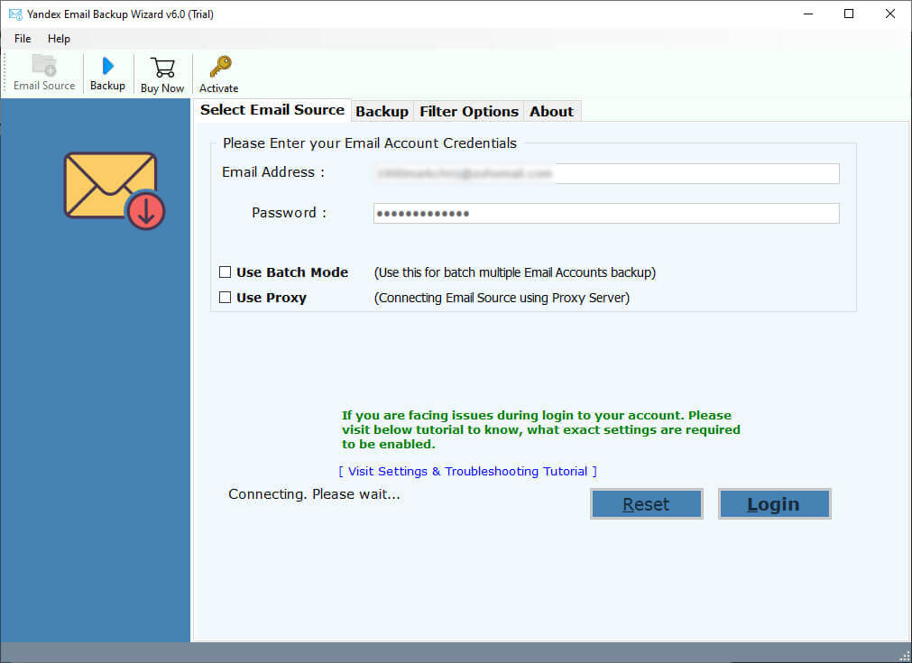 Yandex Mail Backup Tool