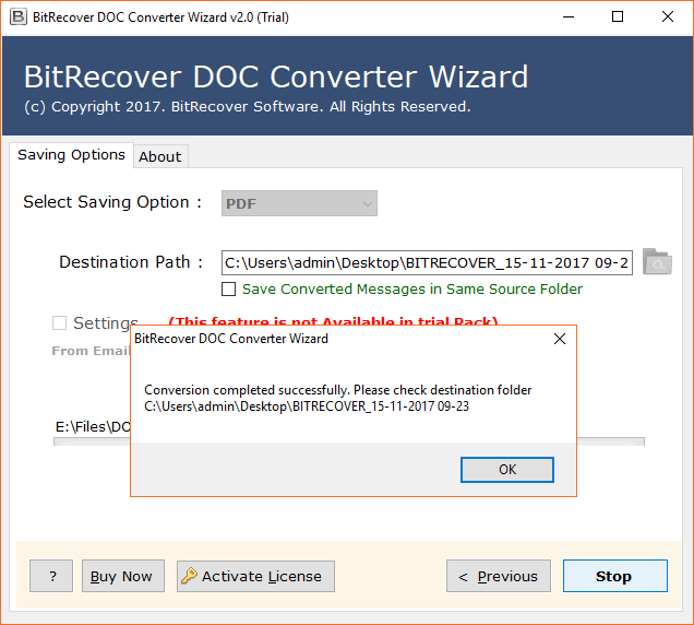 Convert DOC files