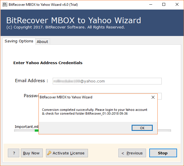 Import Eudora MBX files to Yahoo Mail