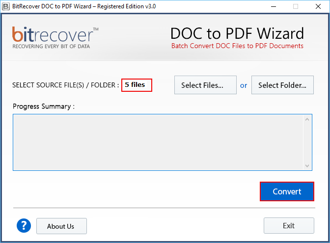 convert Word DOC to PDF