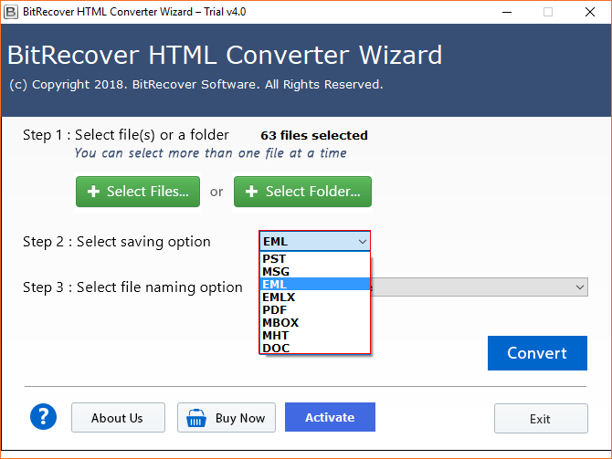 HTML document converter