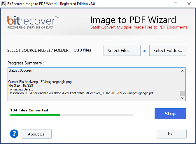 PNG File Conversion 