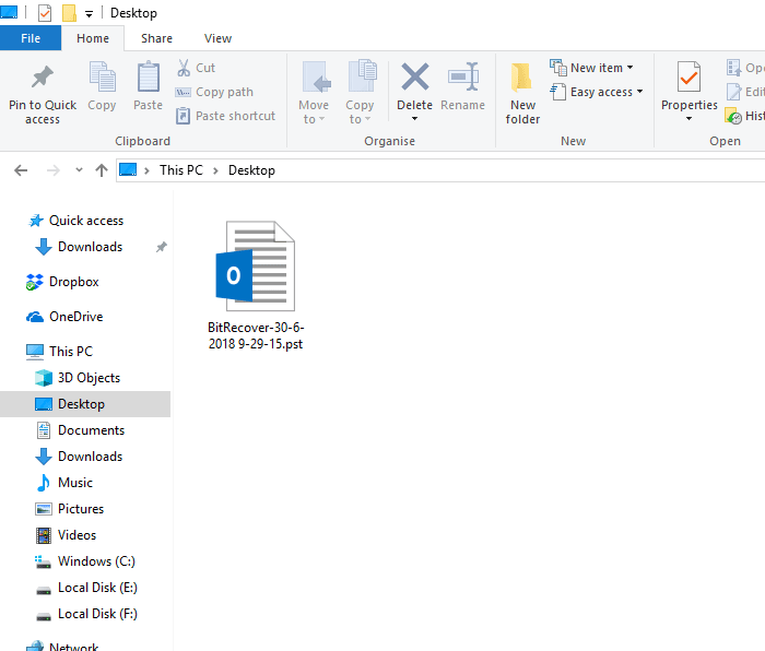 File Explorer View