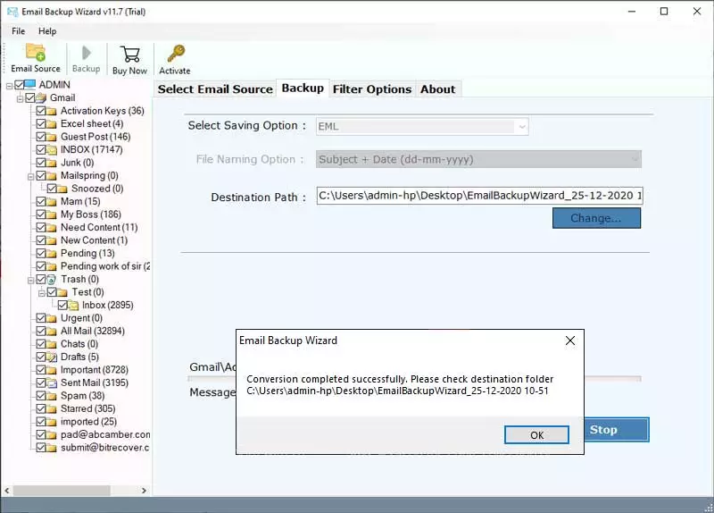 Export Emails from Cloud Services