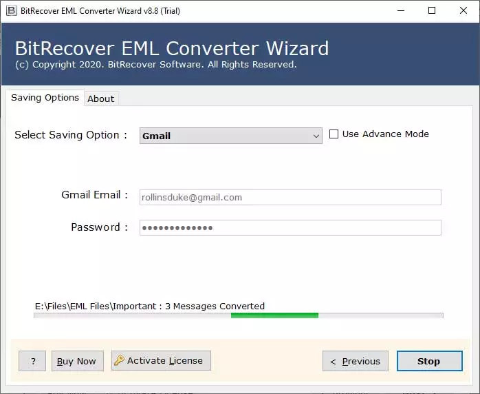 EML to Windows 10 Mail App Import Tool