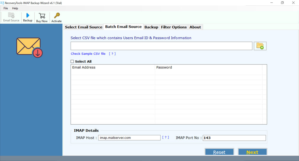 hMailServer user accounts to Outlook