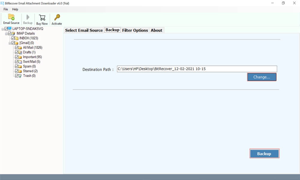 Extract Attachments from IMAP Server