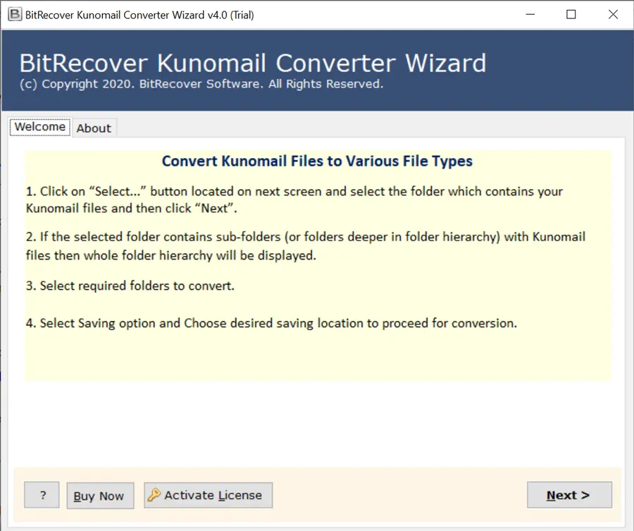 Kunomail Converter