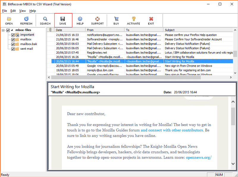 analyze its database