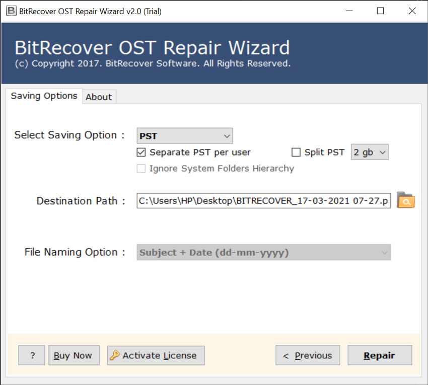 outlook data file access denied ost