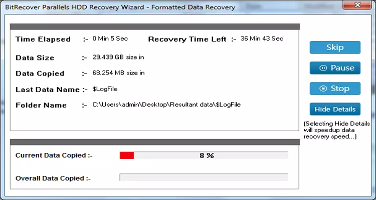 Parallels HDD Recovery