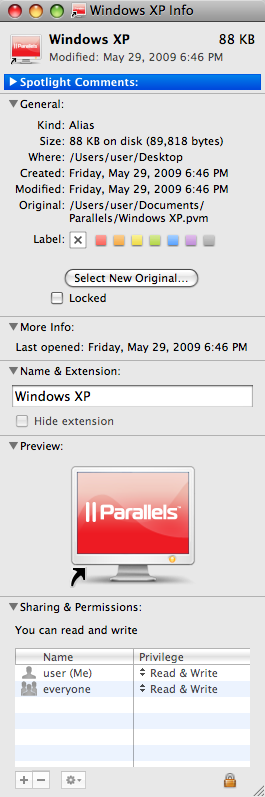 Parallels PVM Alias