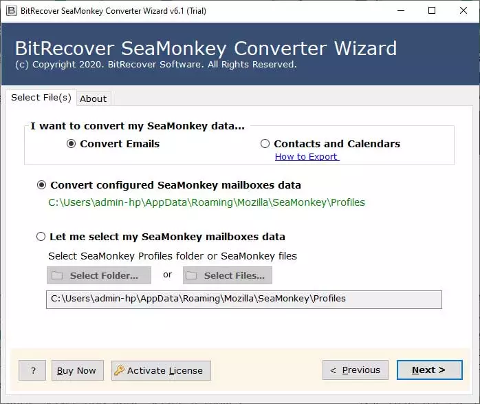 SeaMonkey to PDF export tool