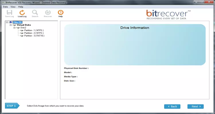 VDI file partition