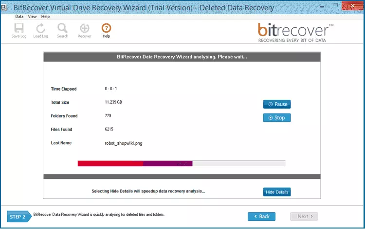 recover corrupt virtual disk