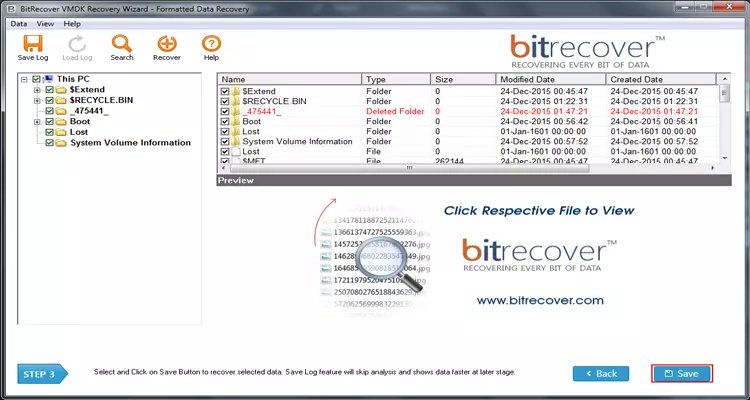 Select VMware Files