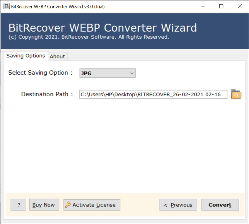 Convert WebP to JPG