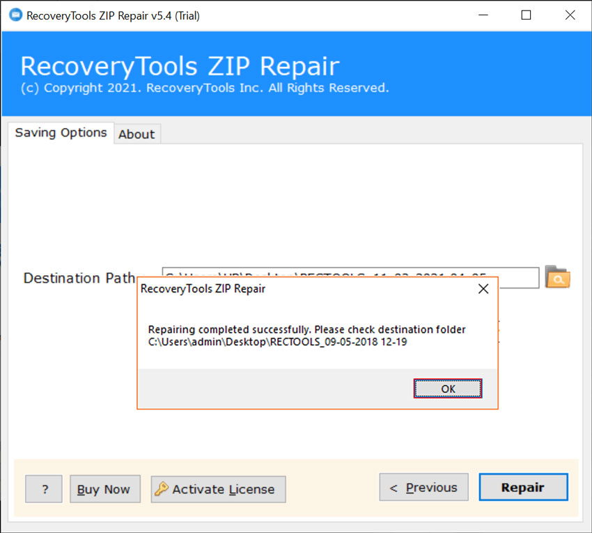 recover corrupt Zip files