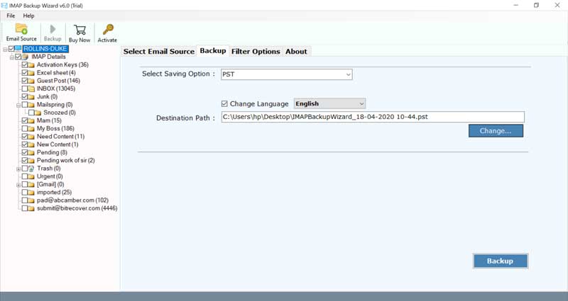 Check iPage webmail folders