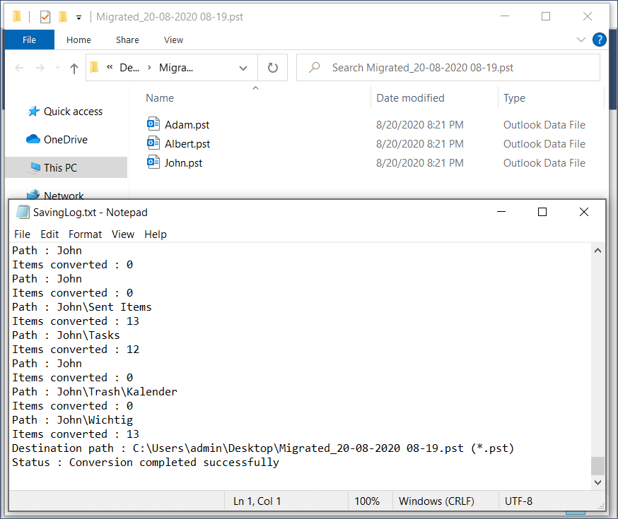 Log Report