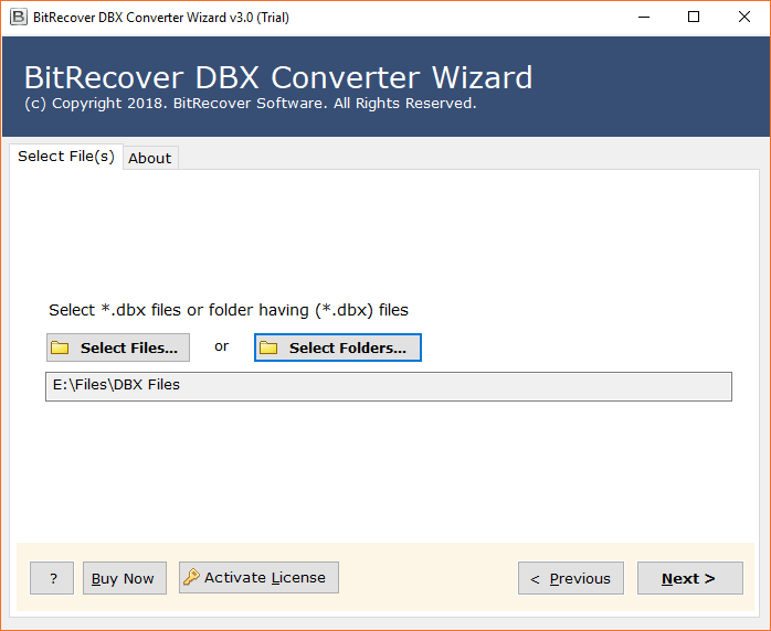 Convert DBX File