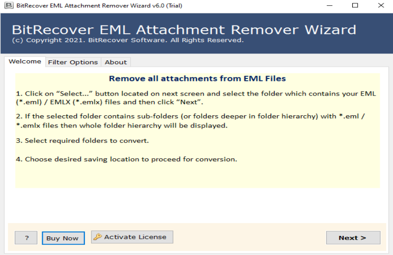 EML Attachment Remover