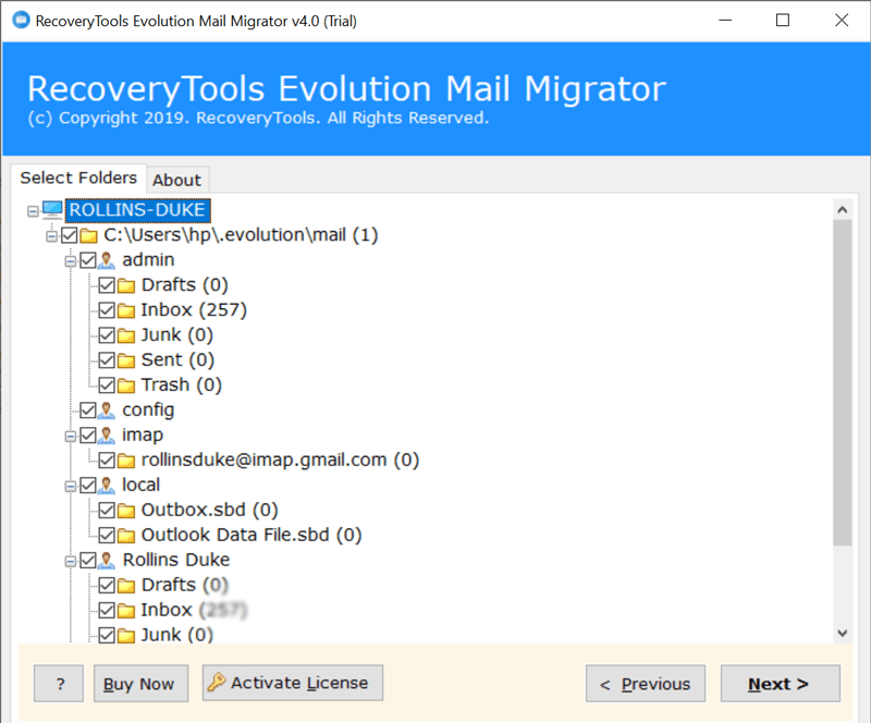 enable required folders