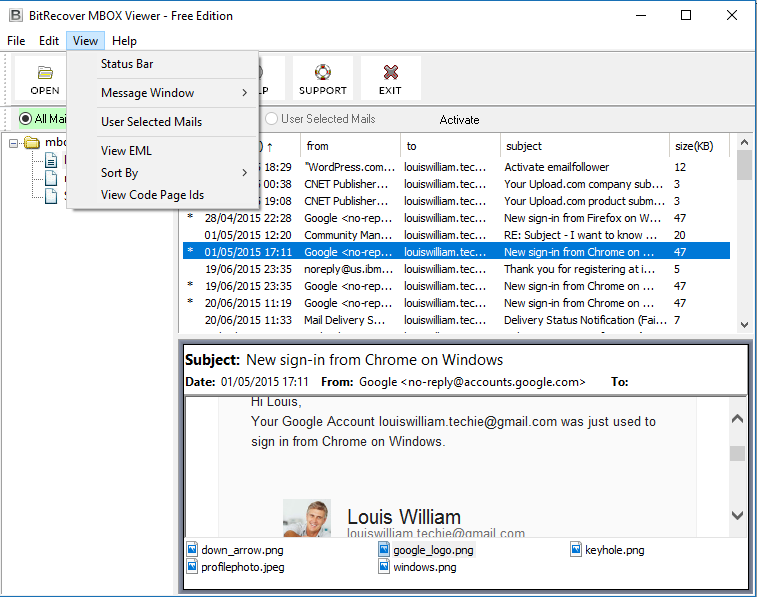 mbox file format mbox file format