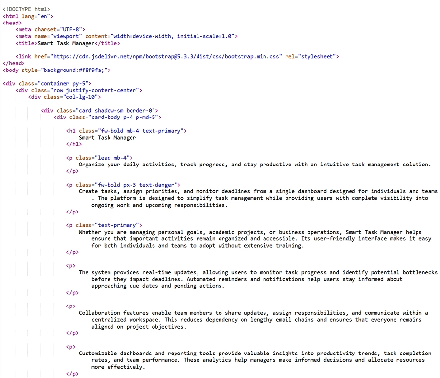Raw HTML Code