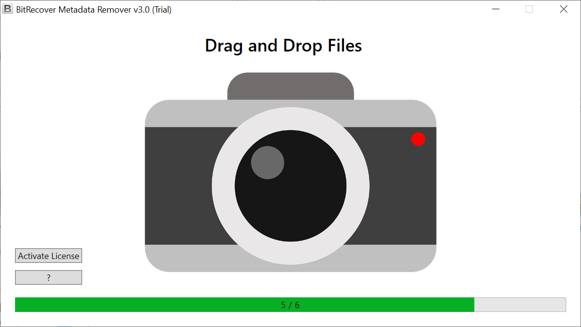 Removing EXIF metadata