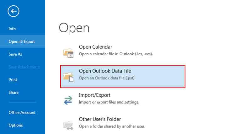 open output data