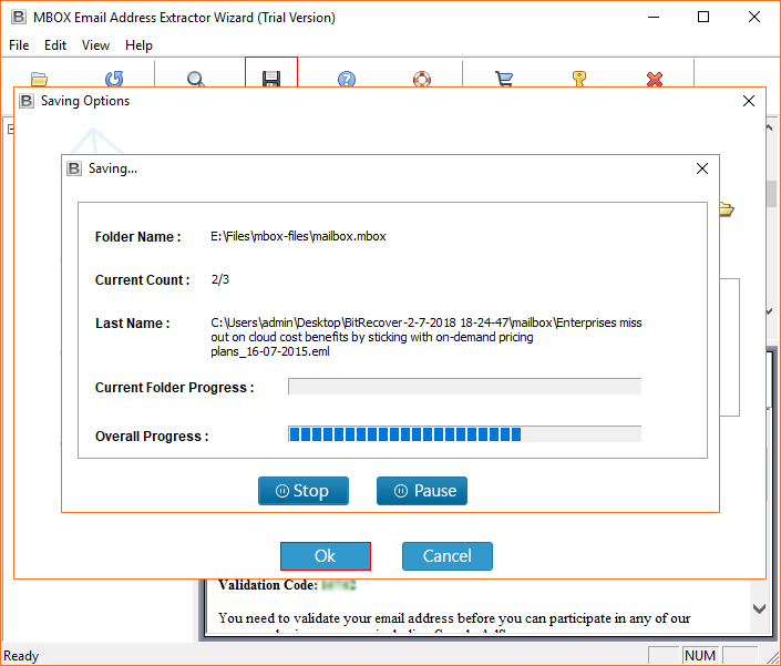 extracting email addresses from mbox