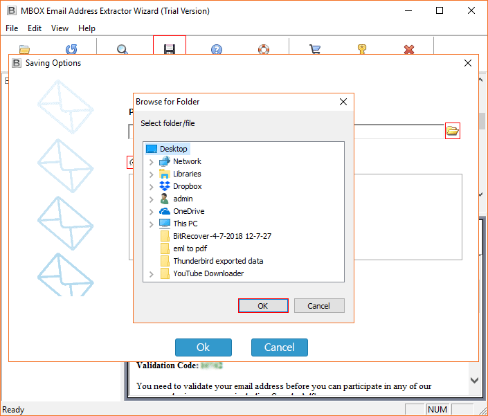 save extracted csv files