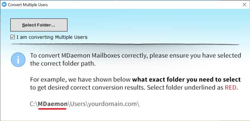 Convert MDaemon File