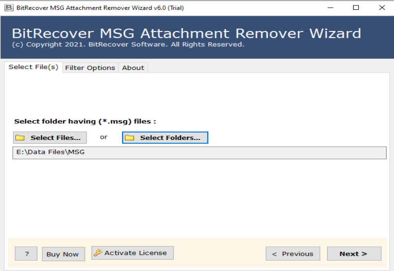 Select MSG Files