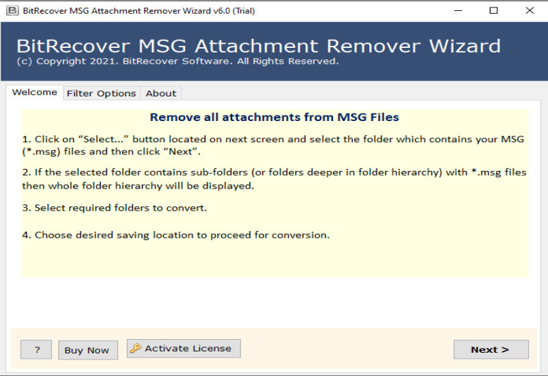 MSG Attachment Remover