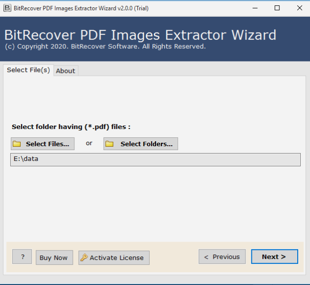 Choose PDF Images