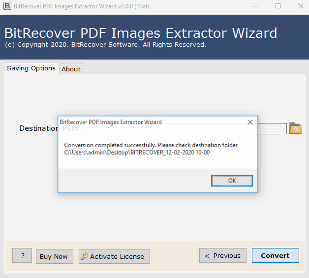 Start PDF Image Extraction