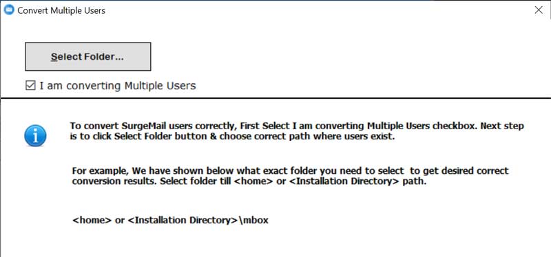 Convert SurgeMail File