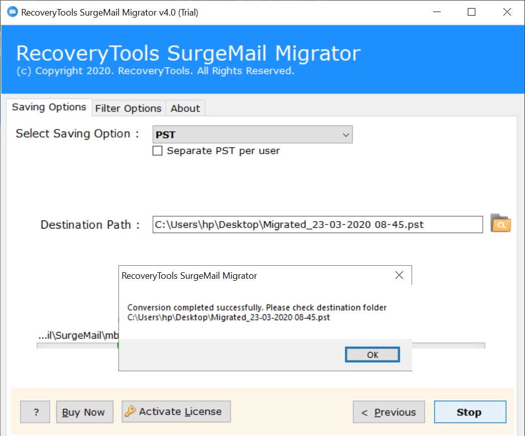 NetWin SurgeMail conversion