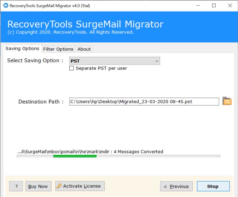 SurgeMail Backup Tool