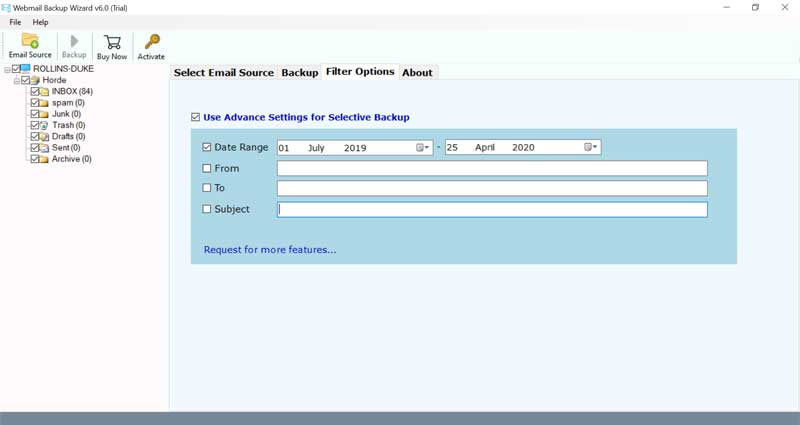 export emails from cpanel to outlook pst