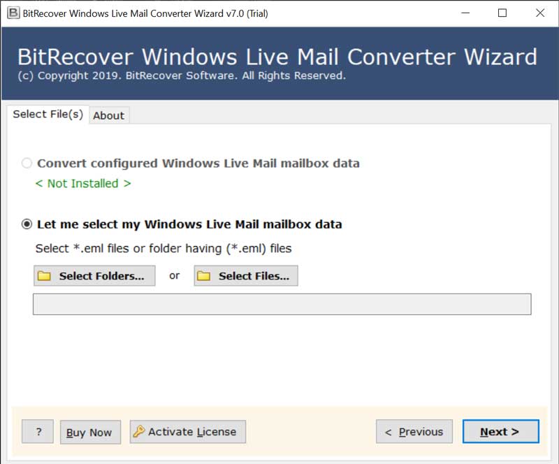 Windows Live Mail Converter