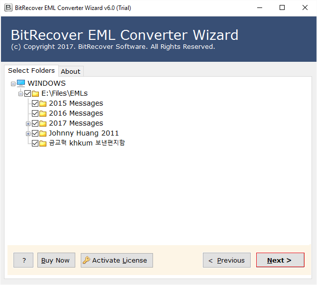 visualizza in anteprima i file EML