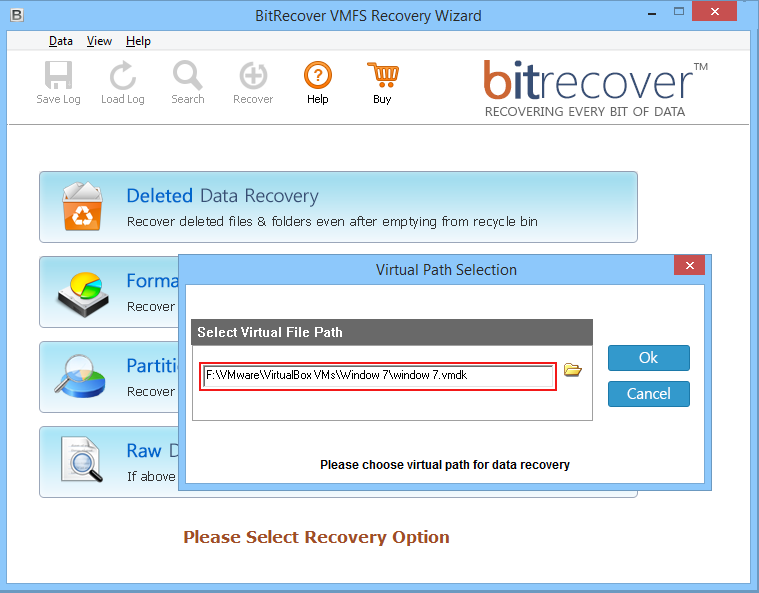 Software di recupero VMFS